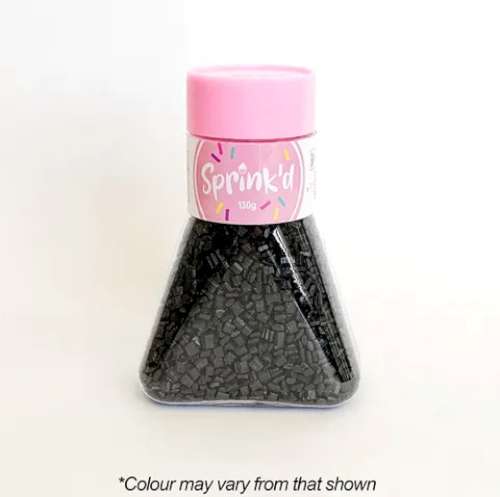Sprink'd Sprinkles - Rock Sugar Black - Click Image to Close